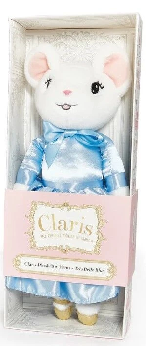 Claris The Mouse - Tres Belle Blue Plush Doll 3 Claris The Mouse - Tres Belle Blue Plush Doll
