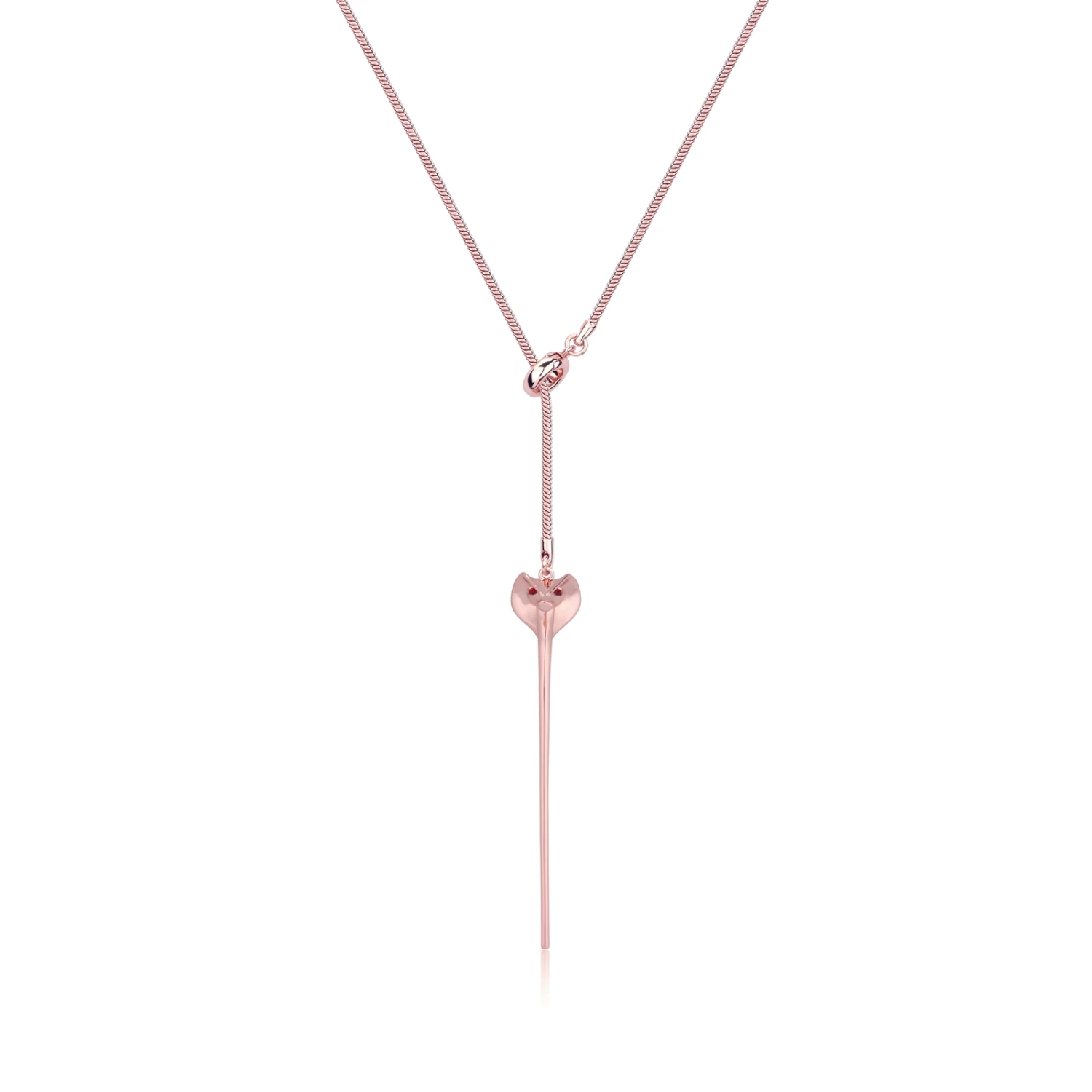Disney Couture Kingdom - Aladdin - Jafar Snake Staff Necklace Rose Gold 3 Disney Couture Kingdom - Aladdin - Jafar Snake Staff Necklace Rose Gold