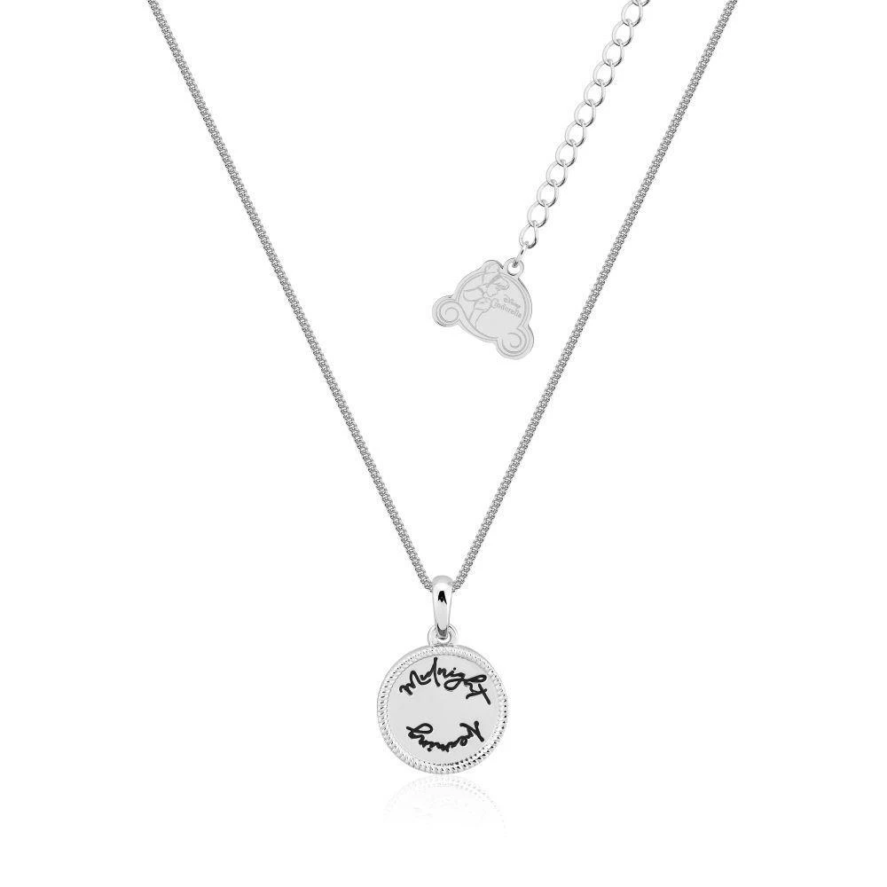 Disney Couture Kingdom - Cinderella - Midnight Dreaming Medallion Necklace White Gold 4 Disney Couture Kingdom - Cinderella - Midnight Dreaming Medallion Necklace White Gold - Image 2