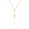 Disney Couture Kingdom - Aladdin - Jafar Snake Staff Necklace Yellow Gold -Disney DYN552