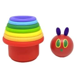 The Very Hungry Caterpillar Bath Stacking Cups & Squirty Set -Disney KP55765 2