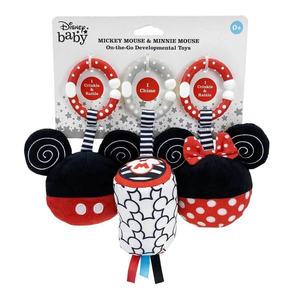 Disney Baby Hanging Toys - Mickey And Minnie 3 Disney Baby Hanging Toys - Mickey And Minnie