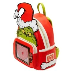 Loungefly Dr Seuss The Grinch - Heart Size Mini Backpack -Disney LOUDSSBK0031 1
