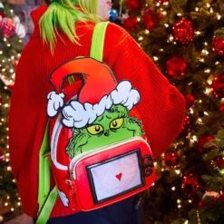 Loungefly Dr Seuss The Grinch - Heart Size Mini Backpack -Disney LOUDSSBK0031 6