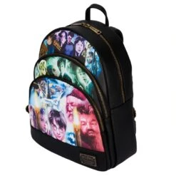 Loungefly Harry Potter - Trilogy Triple Pocket Mini Backpack -Disney LOUHPBK0155 2