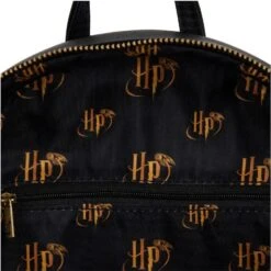Loungefly Harry Potter - Trilogy Triple Pocket Mini Backpack -Disney LOUHPBK0155 3