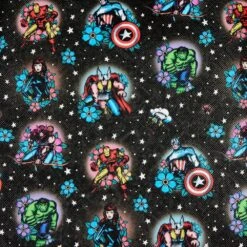 Loungefly Marvel - Avengers Floral Tattoo Mini Backpack -Disney LOUMVBK0184 4