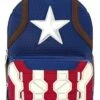 Loungefly Marvel - Captain America Costume US Exclusive Mini Backpack 2 Loungefly Marvel - Captain America Costume US Exclusive Mini Backpack -Disney LOUMVBK0189
