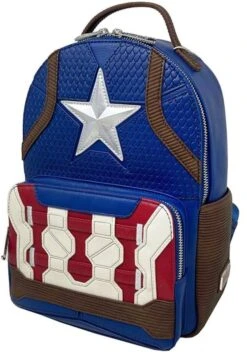 Loungefly Marvel - Captain America Costume US Exclusive Mini Backpack -Disney LOUMVBK0189 2