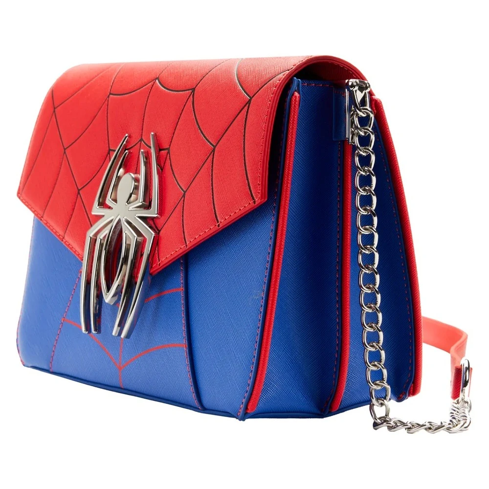 Loungefly Marvel - Spider-Man Colour Block Crossbody Bag 4 Loungefly Marvel - Spider-Man Colour Block Crossbody Bag - Image 2