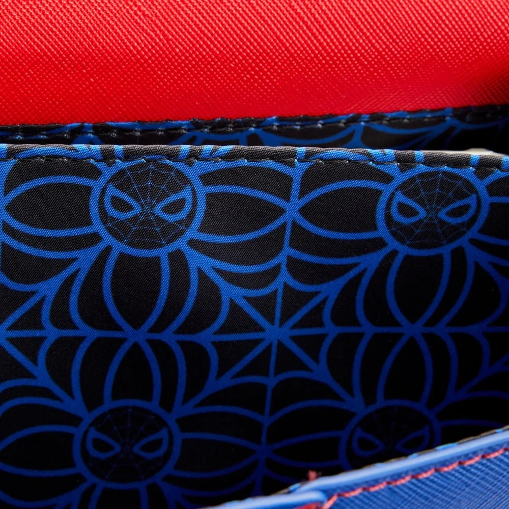 Loungefly Marvel - Spider-Man Colour Block Crossbody Bag 7 Loungefly Marvel - Spider-Man Colour Block Crossbody Bag - Image 5