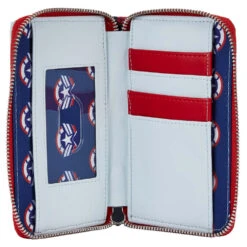 Loungefly Marvel - Falcon Captain America Zip Around Wallet -Disney LOUMVWA0161 2