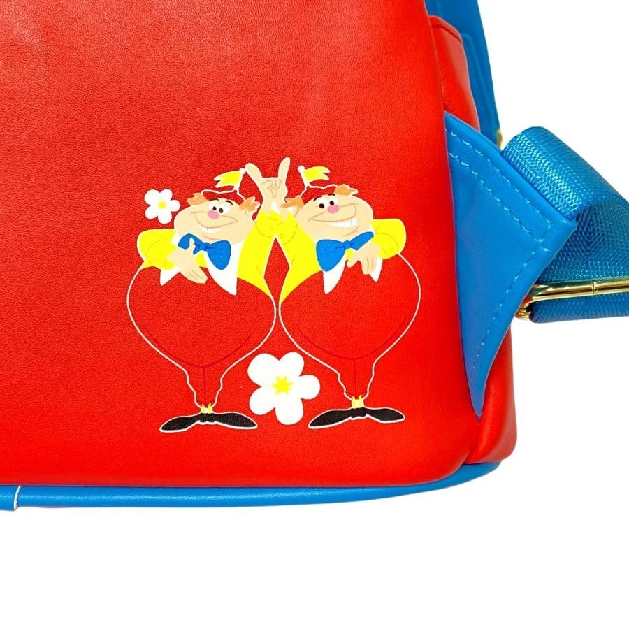 Loungefly Disney Alice In Wonderland - Tweedle Dee & Tweedle Dum Mini Backpack 6 Loungefly Disney Alice In Wonderland - Tweedle Dee & Tweedle Dum Mini Backpack - Image 4