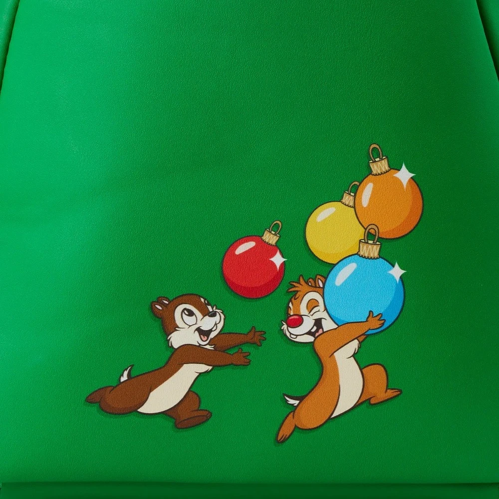 Loungefly Disney Chip And Dale - Christmas Tree Ornaments Mini Backpack 6 Loungefly Disney Chip And Dale - Christmas Tree Ornaments Mini Backpack - Image 4