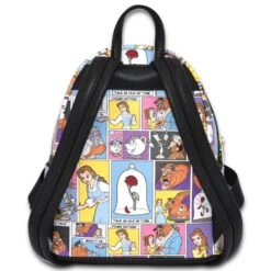 Loungefly Disney Beauty And The Beast - Comic Strip Mini Backpack 8 Loungefly Disney Beauty And The Beast - Comic Strip Mini Backpack -Disney LOUWDBK2816 2
