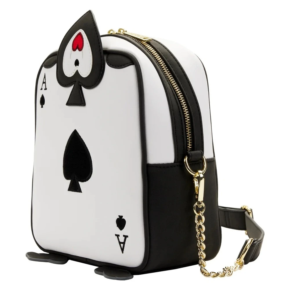 Loungefly Disney Alice In Wonderland - Ace Of Spades Crossbody Bag 5 Loungefly Disney Alice In Wonderland - Ace Of Spades Crossbody Bag - Image 3