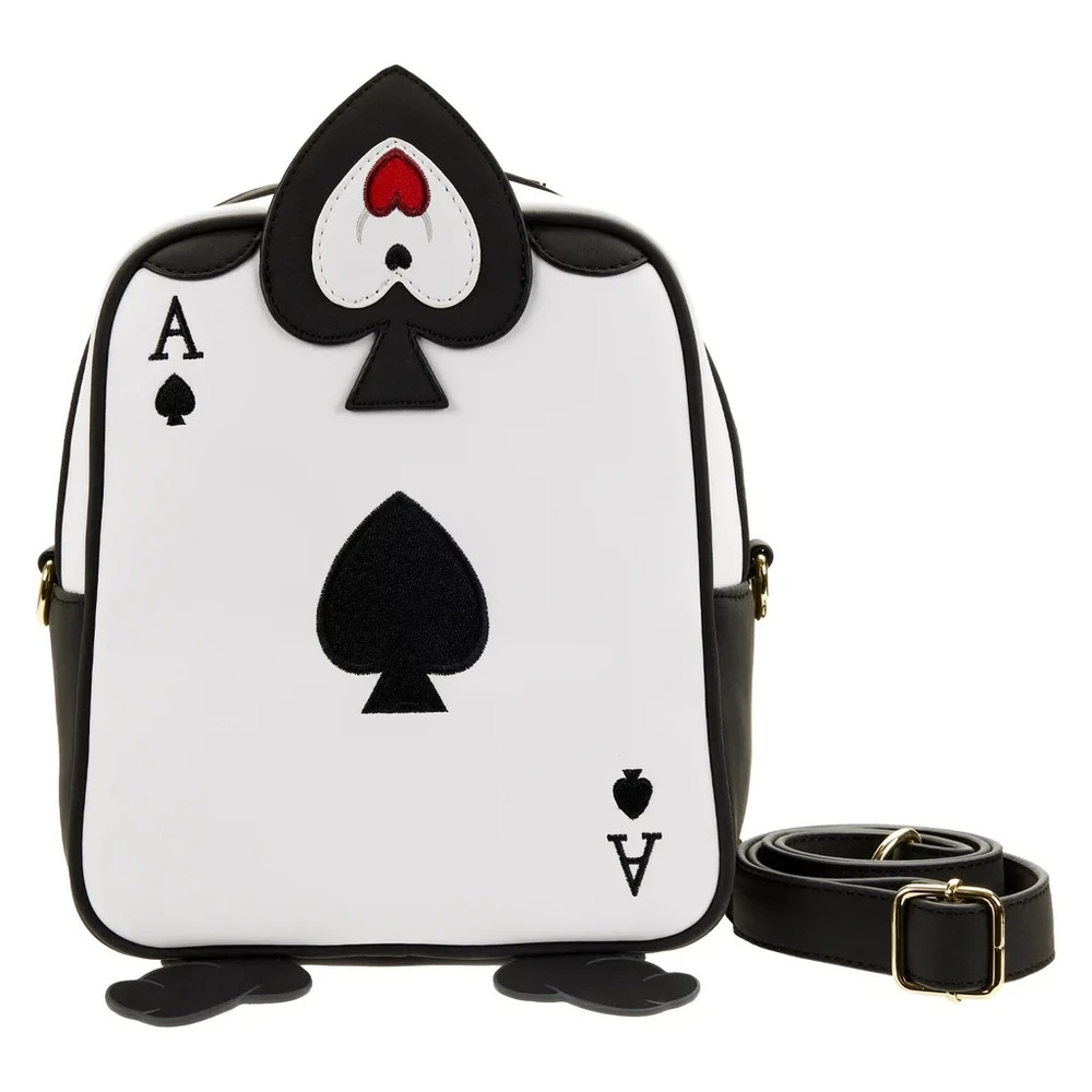 Loungefly Disney Alice In Wonderland - Ace Of Spades Crossbody Bag 3 Loungefly Disney Alice In Wonderland - Ace Of Spades Crossbody Bag