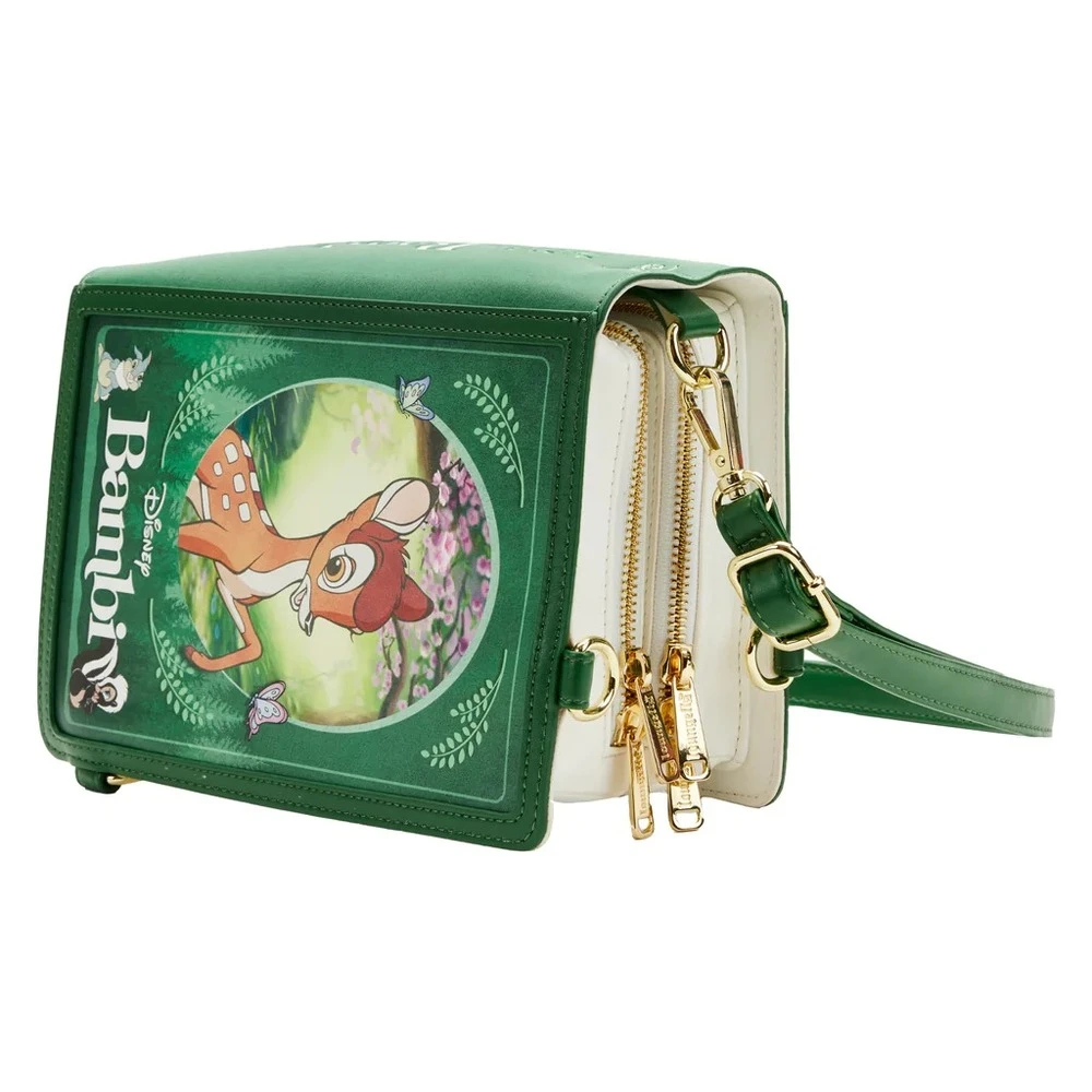 Loungefly Disney Bambi - Book Convertible Crossbody Bag 7 Loungefly Disney Bambi - Book Convertible Crossbody Bag - Image 5