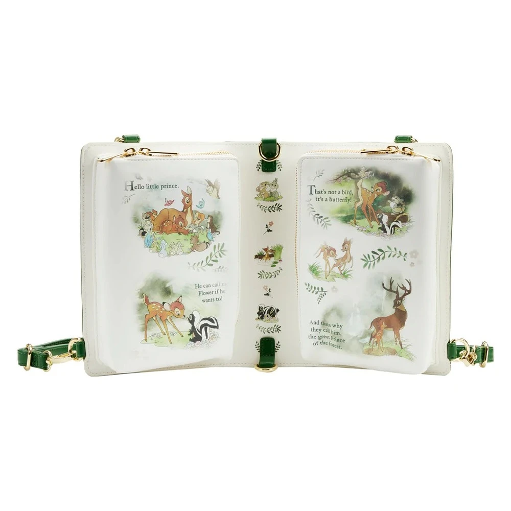 Loungefly Disney Bambi - Book Convertible Crossbody Bag 9 Loungefly Disney Bambi - Book Convertible Crossbody Bag - Image 7