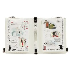Loungefly Disney 101 Dalmatians - Book Convertible Crossbody Bag -Disney LOUWDTB2651 6