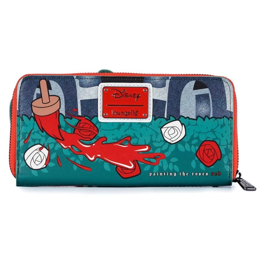 Loungefly Disney Alice In Wonderland - Queen Of Hearts Zip Around Wallet 4 Loungefly Disney Alice In Wonderland - Queen Of Hearts Zip Around Wallet - Image 2
