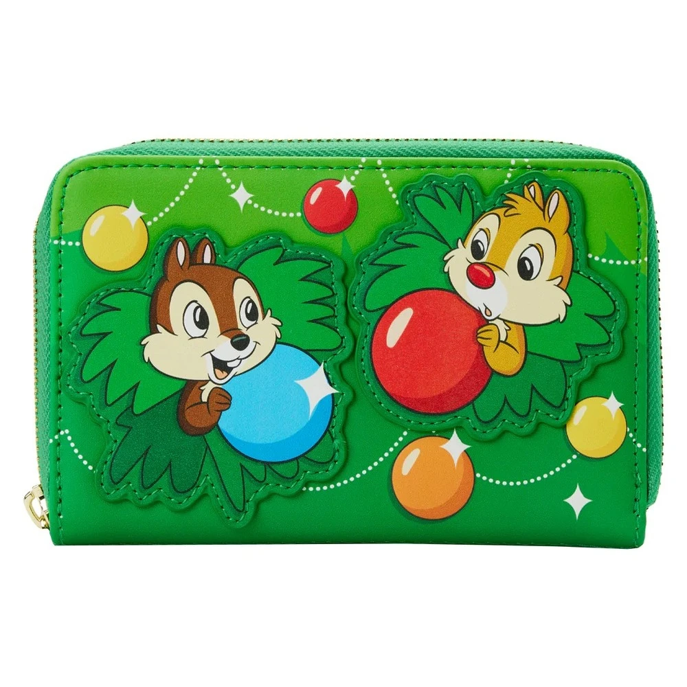Loungefly Disney Chip And Dale - Christmas Ornaments Wallet 3 Loungefly Disney Chip And Dale - Christmas Ornaments Wallet