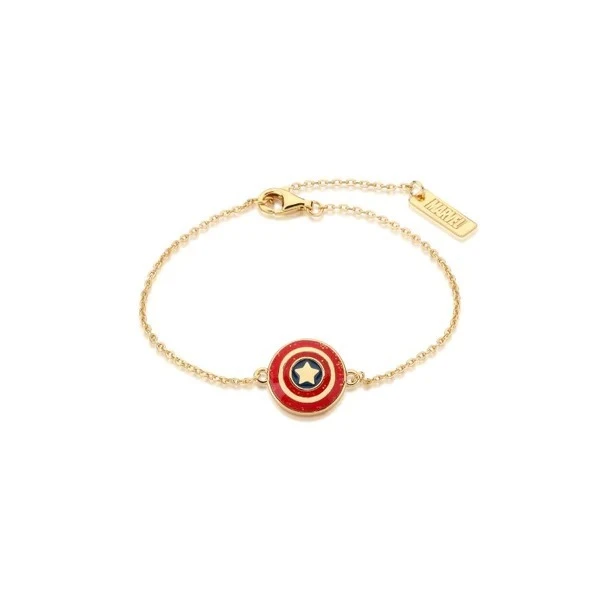 Marvel Couture Kingdom - Captain America Bracelet Yellow Gold 3 Marvel Couture Kingdom - Captain America Bracelet Yellow Gold