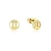 Marvel Couture Kingdom - Black Widow Stud Earrings Yellow Gold -Disney ME001