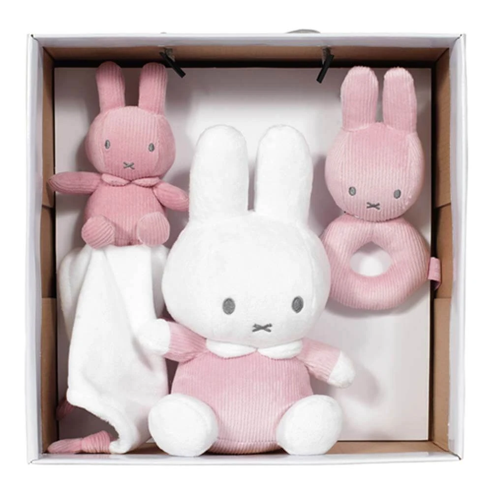 Miffy Ribbed - Miffy Baby Gift Set Pink 3 Miffy Ribbed - Miffy Baby Gift Set Pink