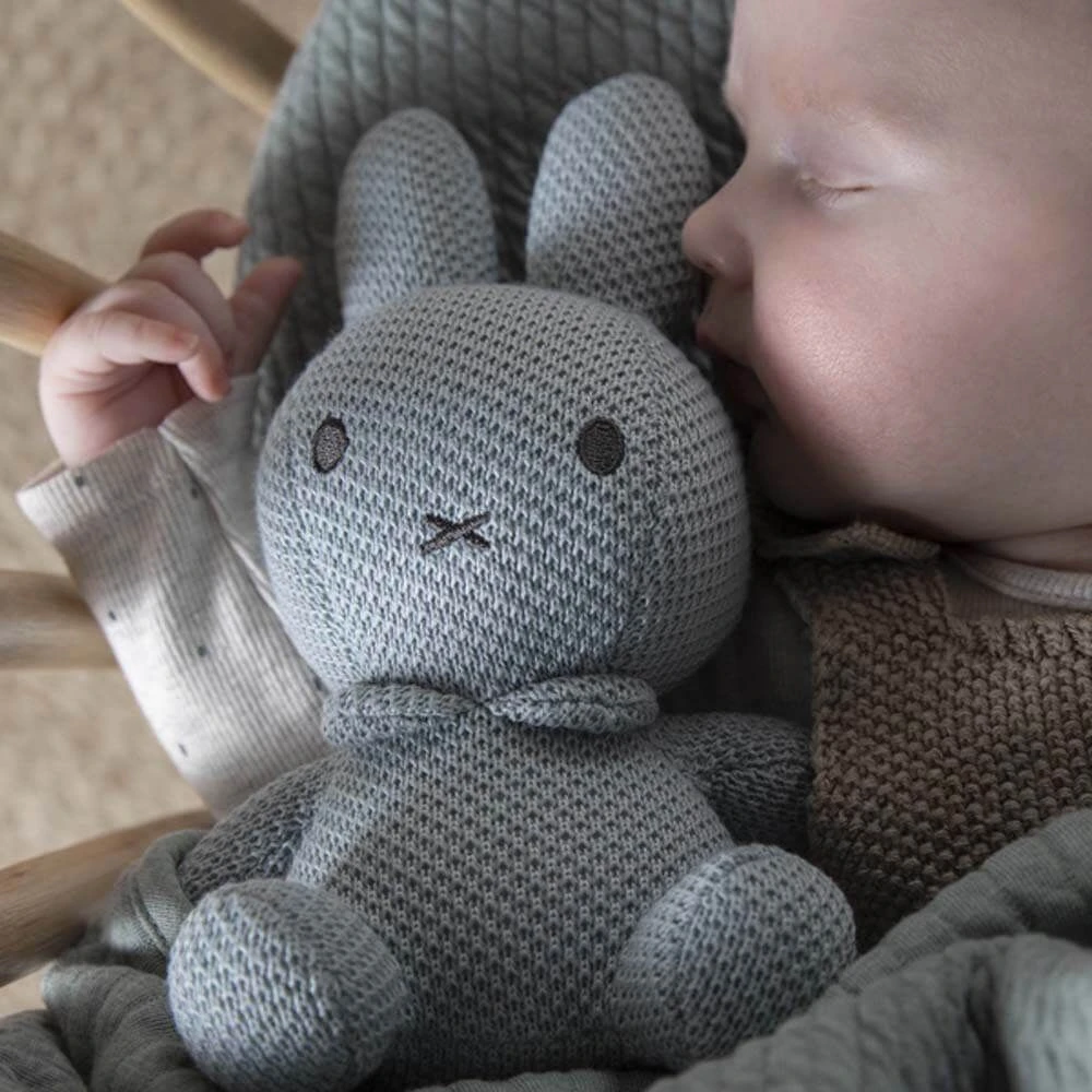 Miffy Knit - Miffy Plush Rattle Green 20cm 4 Miffy Knit - Miffy Plush Rattle Green 20cm - Image 2