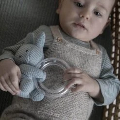 Miffy Knit - Miffy Ring Rattle Green -Disney MF653 2