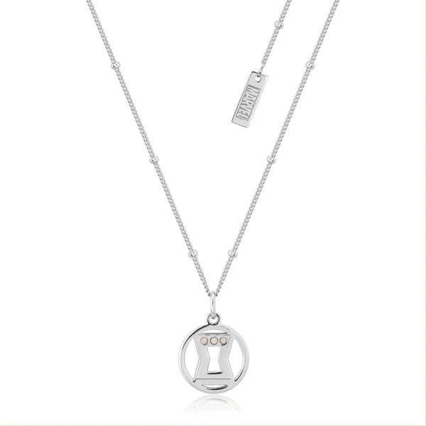 Marvel Couture Kingdom - Black Widow Necklace Silver 3 Marvel Couture Kingdom - Black Widow Necklace Silver