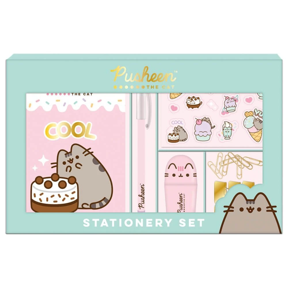 Pusheen Ice Cream - Stationery Set 3 Pusheen Ice Cream - Stationery Set