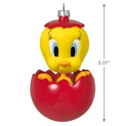 2023 Hallmark Keepsake Ornament - Looney Tunes Tweety Christmas Surprise -Disney QXI6047 3