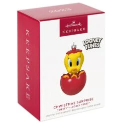 2023 Hallmark Keepsake Ornament - Looney Tunes Tweety Christmas Surprise -Disney QXI6047 4