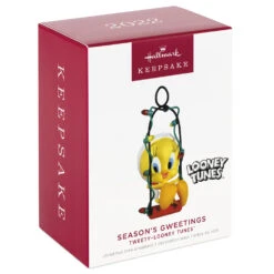 2022 Hallmark Keepsake Ornament - Looney Tunes Tweety Season's Gweetings -Disney QXI7076 4