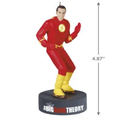 2021 Hallmark Keepsake Ornament - The Big Bang Theory Sheldon Cooper As The Flash With Sound -Disney QXI7612 4