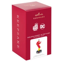 2021 Hallmark Keepsake Ornament - The Big Bang Theory Sheldon Cooper As The Flash With Sound -Disney QXI7612 5
