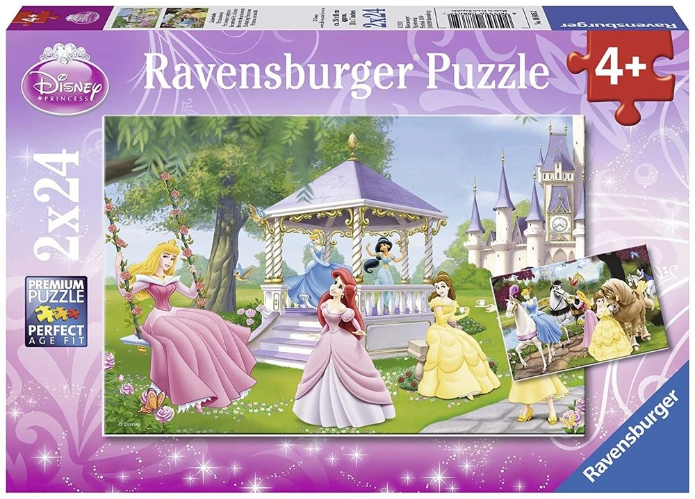 Ravensburger Puzzle 2x24pc - Disney Enchanting Princesses 3 Ravensburger Puzzle 2x24pc - Disney Enchanting Princesses