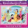 Ravensburger Puzzle 100pc XXL - Disney Strong, Beautiful And Brave Glitter