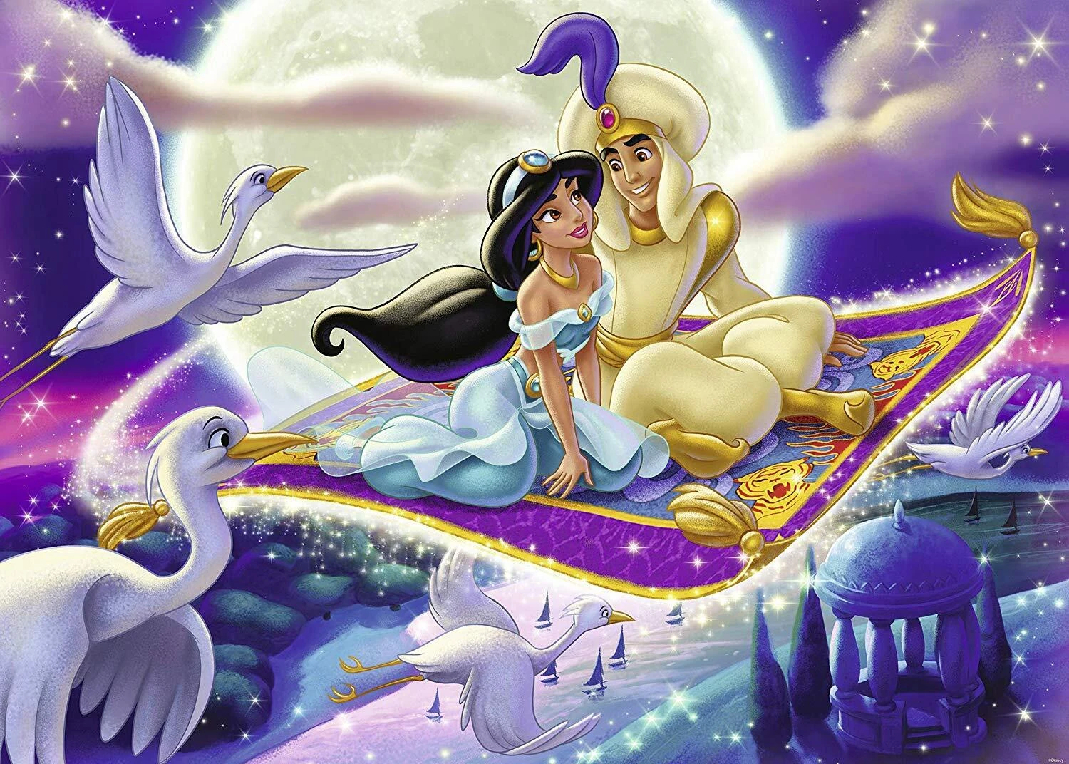Ravensburger Puzzle 1000pc - Disney Collector's Edition Aladdin 4 Ravensburger Puzzle 1000pc - Disney Collector's Edition Aladdin - Image 2