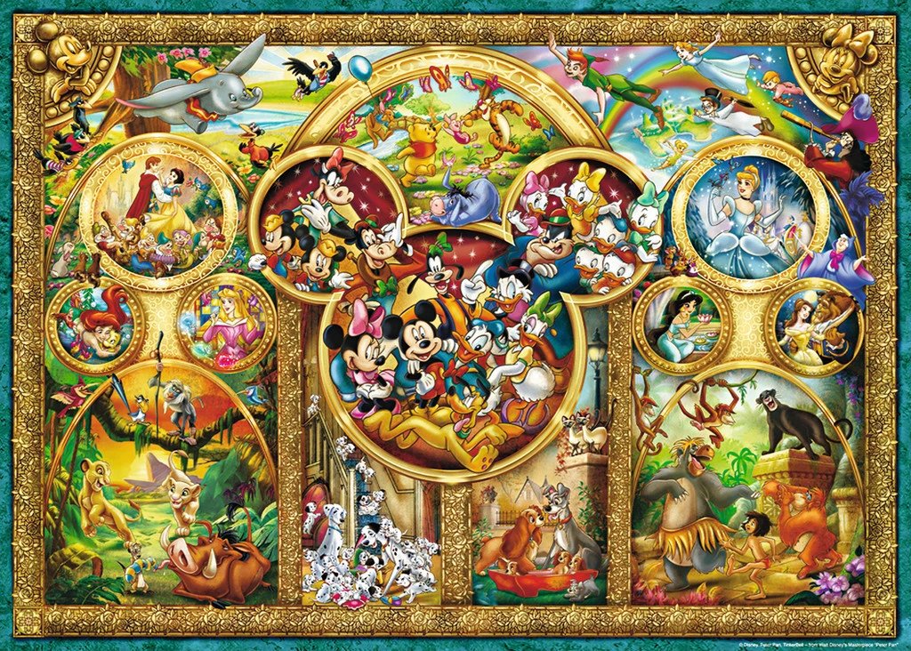 Ravensburger Puzzle 1000pc - Disney Best Themes 4 Ravensburger Puzzle 1000pc - Disney Best Themes - Image 2