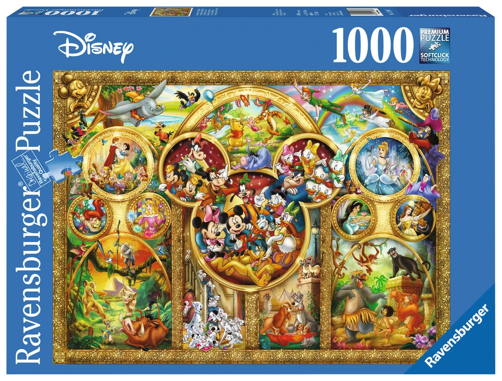 Ravensburger Puzzle 1000pc - Disney Best Themes 3 Ravensburger Puzzle 1000pc - Disney Best Themes