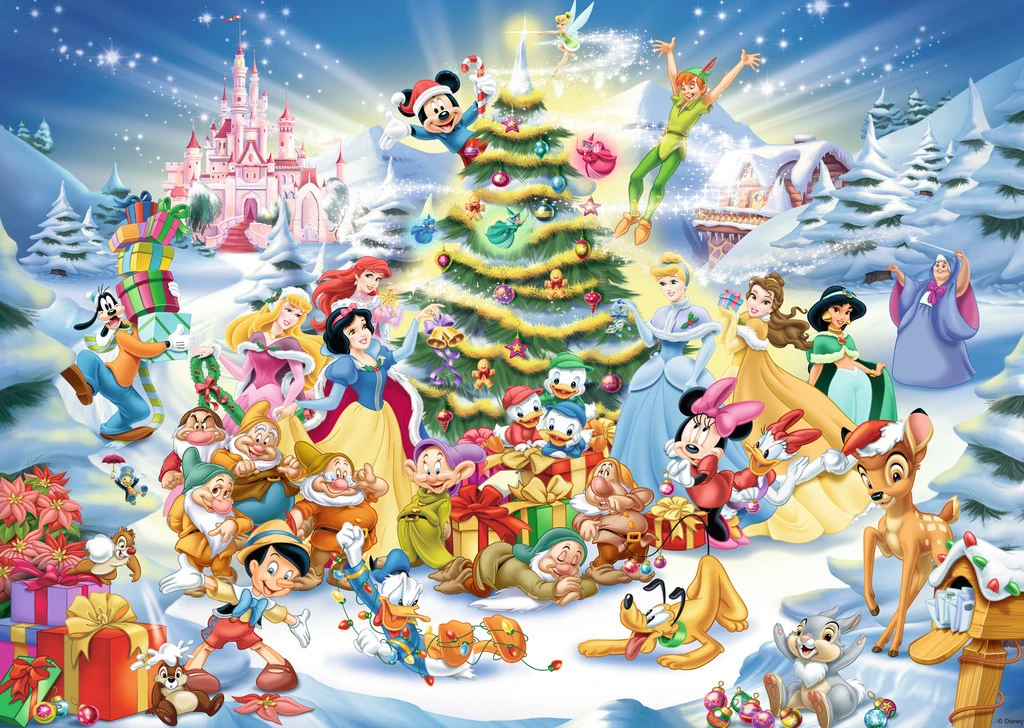 Ravensburger Puzzle 1000pc - Disney Christmas Eve 4 Ravensburger Puzzle 1000pc - Disney Christmas Eve - Image 2