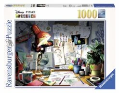 Ravensburger Puzzle 1000pc - Disney Pixar - The Artist's Desk
