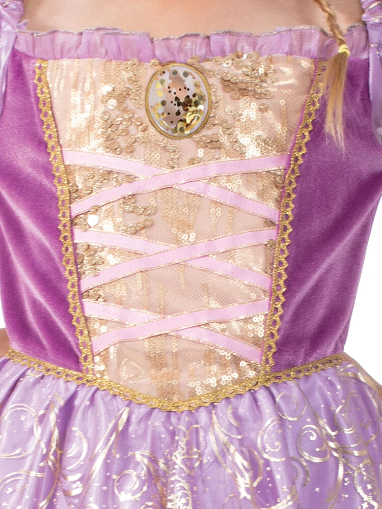 Disney Ultimate Princess Rapunzel Celebration Dress - Size 3-5 5 Disney Ultimate Princess Rapunzel Celebration Dress - Size 3-5 - Image 3