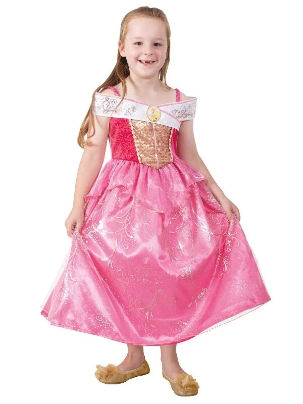 Disney Ultimate Princess Aurora Celebration Dress - Sleeping Beauty - Size 3-5 3 Disney Ultimate Princess Aurora Celebration Dress - Sleeping Beauty - Size 3-5