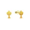 Disney Couture Kingdom - Beauty And The Beast - Lumiere Stud Earrings Yellow Gold -Disney SPE140G