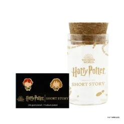 Harry Potter X Short Story Earrings - Ron & Hermione - Epoxy