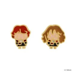 Harry Potter X Short Story Earrings - Ron & Hermione - Epoxy -Disney SSWBE HP 2202 7